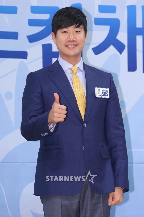 배성재 아나운서 /사진=이기범 기자