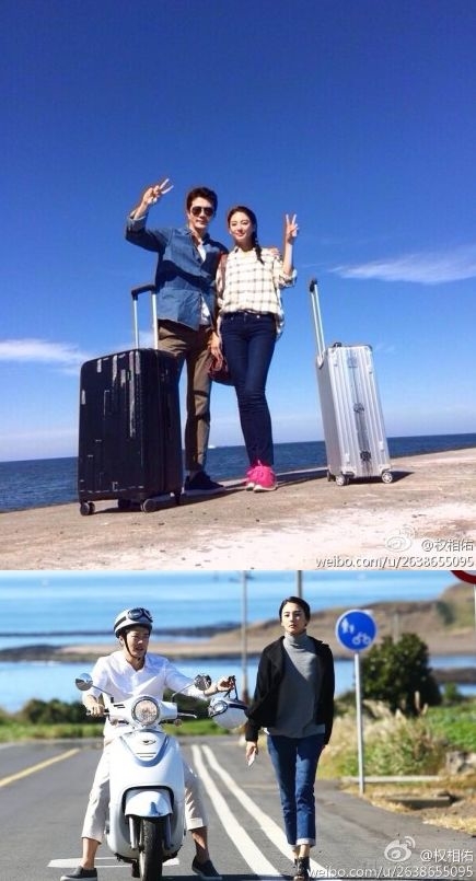 권상우(왼쪽) 장우기 /사진=권상우 웨이보