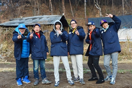 2013년 12월 1일 방송된 KBS 2TV '해피선데이-1박2일 시즌3'의 '혹한기 입영 캠프' 편 촬영현장/사진=KBS