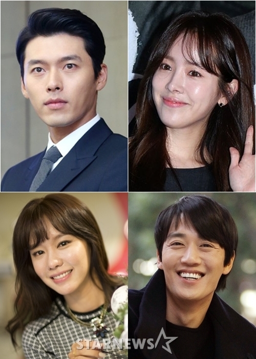 (왼쪽 위부터 시계방향) 현빈, 한지민, 김래원, 김아중 /사진=스타뉴스