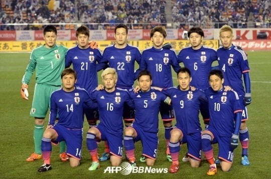 일본 축구 대표팀. /AFPBBNews=뉴스1