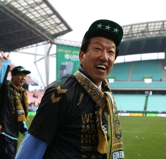 최강희 전북 현대 감독. /사진=한국프로축구연맹 제공