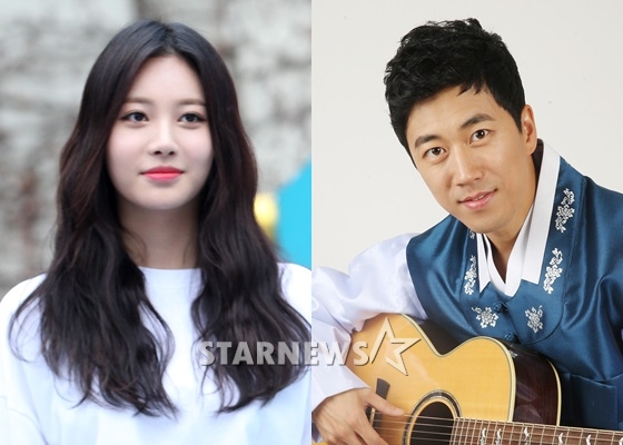 걸스데이 유라(왼쪽)와 장수원 /사진=스타뉴스
