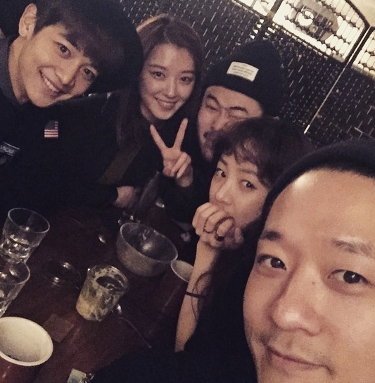 샤이니 민호, 조우리, 김기방, 정려원, 알렉스/사진=정려원 인스타그램