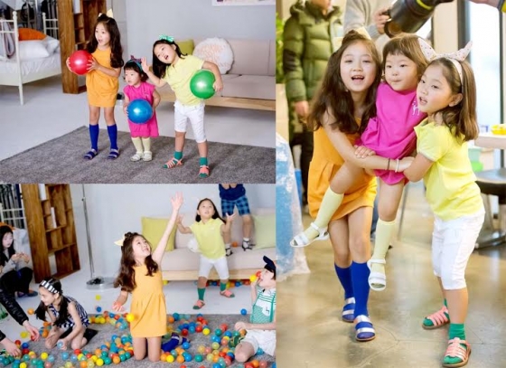 정세윤, 정소윤, 정다윤 자매/사진제공=헤지스키즈