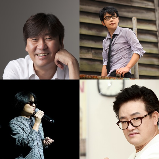 (왼쪽 위부터 시계방향) 이정석 이규석 전원석 정시로 / 사진=대한가수협회