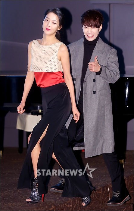 배우 한고은(좌)과 심형탁/사진=홍봉진 기자