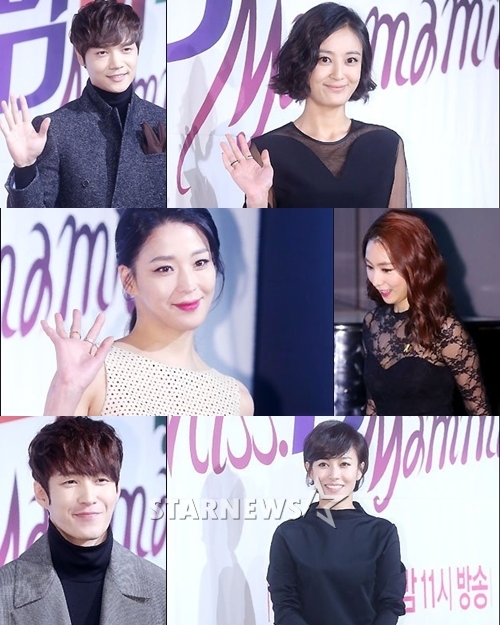 KBS N 수목드라마 '미스 맘마미아' 출연진. 왼쪽 상단부터 시계방향으로 서도영, 강별, 김하은, 장영남, 서영탁, 한고은 /사진=홍봉진 기자