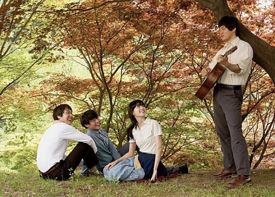 왼쪽부터 배우 정우, 강하늘, 한효주, 조복래/사진=영화 '쎄시봉' 스틸컷