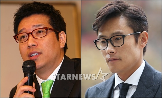 강병규(왼)와 이병헌/사진=스타뉴스