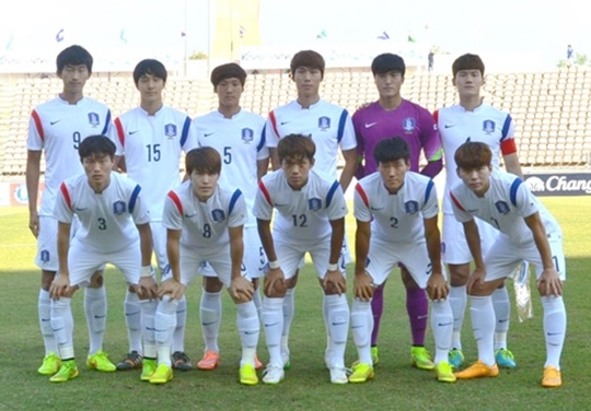 22세 이하 한국 대표팀. /사진=대한축구협회 제공