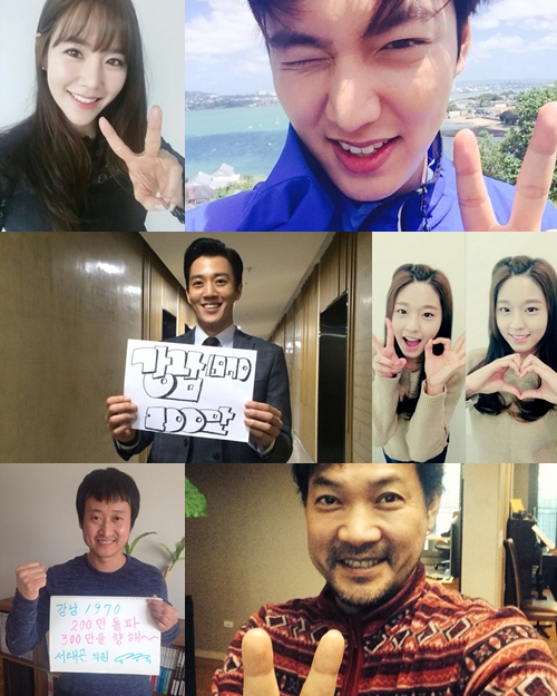 왼쪽 상단부터 시계방향으로 배우 이연두, 이민호, AOA 설현, 정진영, 유승목, 김래원/사진제공=쇼박스