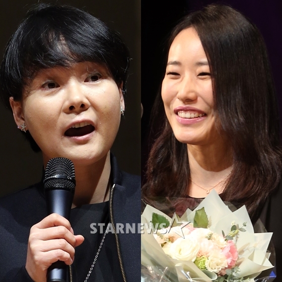 서수민PD(사진 왼쪽)와 박지은 작가/사진=스타뉴스