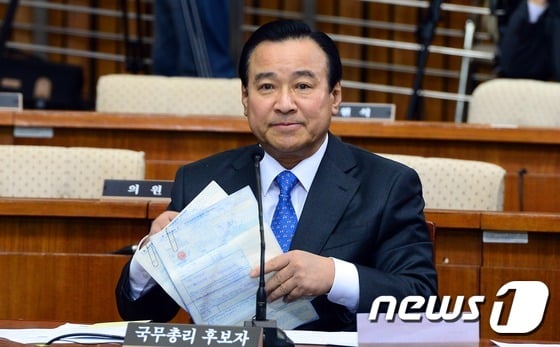 이완구 국무총리 후보자. /사진=뉴스1