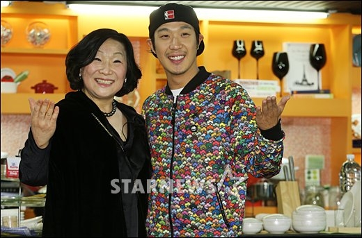 하하와 하하 모친 김옥정(사진 왼쪽)/사진=이동훈 기자
