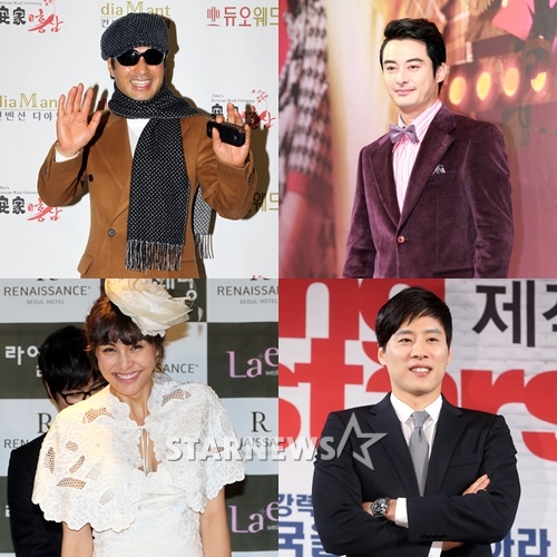 (왼쪽 위부터 시계방향) 배동성, 이세창, 우지원, 이유진 /사진=스타뉴스