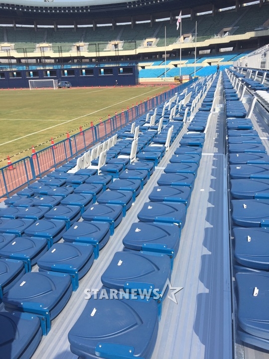 잠실주경기장 동쪽 스탠드. /사진=스타뉴스 전상준 기자