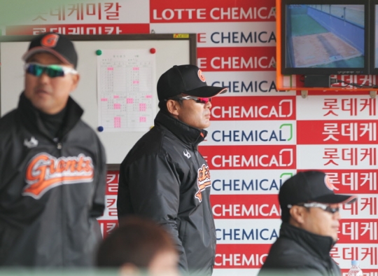 롯데 이종운 감독. /사진=롯데 자이언츠 제공