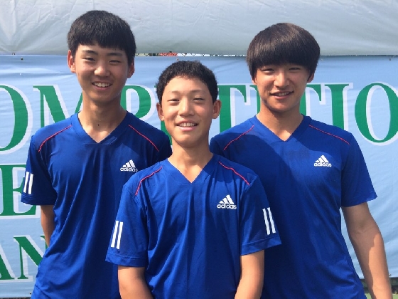 윤준희, 박민종, 한선용(왼쪽부터). 사진=대한테니스협회 제공