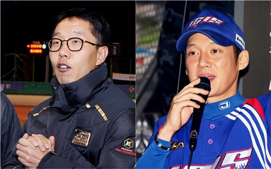 김제동(좌)과 송창의. /사진=한스타 제공