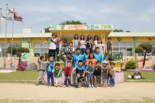 야동초 학생들. /사진=충주 제공