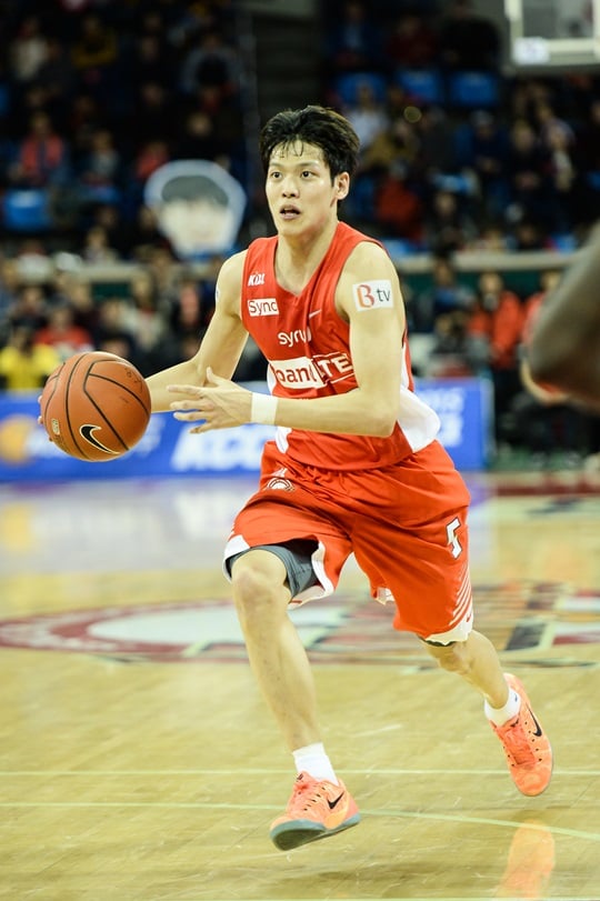 미국에서 실시하는 육성 교육에 참가하는 김선형. /사진=KBL 제공