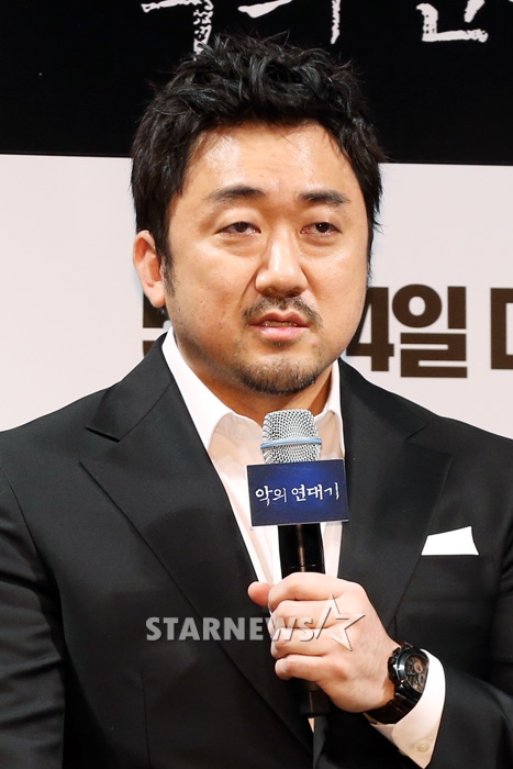 배우 마동석/사진=이정호 인턴기자