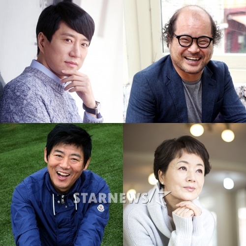 왼쪽 상단부터 시계방향으로 김명민, 김상호, 김영애,성동일/사진=머니투데이 스타뉴스
