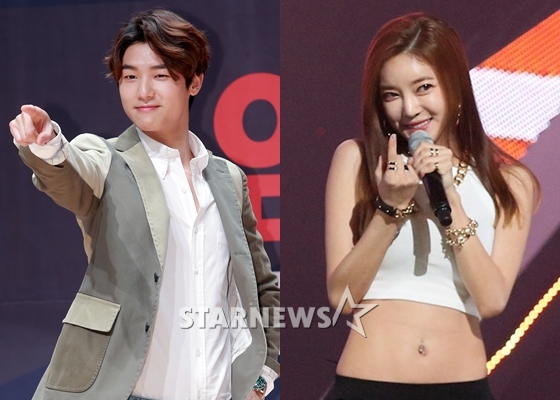 강민혁(왼)과 NS윤지 /사진=스타뉴스
