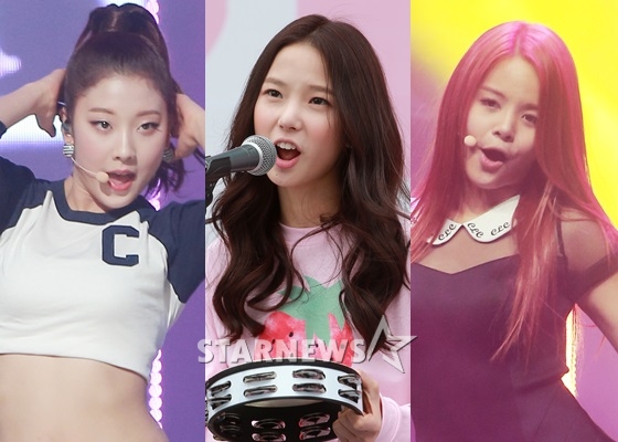걸그룹 CLC 장승연, 최유진, 손(왼쪽부터) /사진=스타뉴스