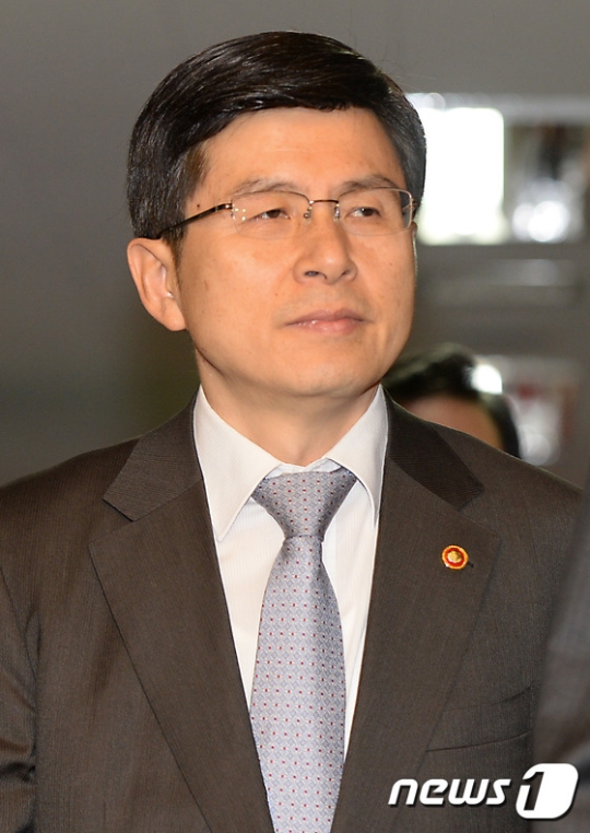 국무총리로 내정된 황교안 법무부장관. /사진=뉴스1