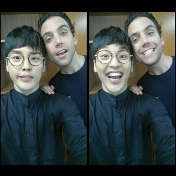 한희준(왼쪽)과 미카 /사진제공=한희준 페이스북