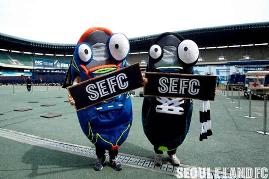 서울 이랜드FC 마스코트. /사진=서울 이랜드FC 제공
