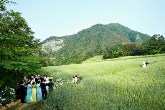 원빈-이나영 결혼식/사진제공=이든나인