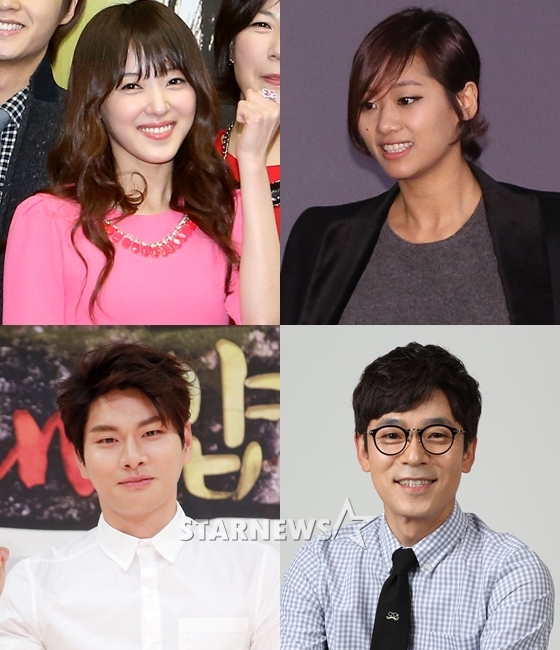KBS 2TV 새 드라마 '태양의 후예'에 출연하는 조우리, 주안, 이승준, 이이경(사진 왼쪽 위부터 시계방향으로)/사진=스타뉴스
