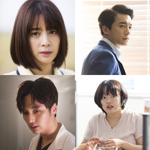 왼쪽 상단부터 시계방향으로 서영희, 김영민, 권소현, 변요한/사진=영화 '마돈나' 스틸컷