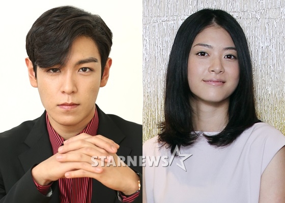 빅뱅 탑(최승현)과 우에노 주리 /사진=스타뉴스