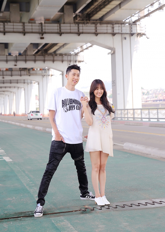 슬리피(왼쪽)와 송지은 /사진=TS엔터테인먼트