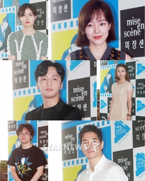 왼쪽 상단부터 시계방향으로 심은경, 임수정, 김꽃비, 유지태, 민규동, 변요한/사진=김창현 기자