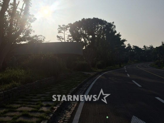 남해 사우스케이프 오너스클럽 리조트 입구 /사진=윤상근 기자