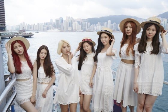 걸그룹 다이아. 캐시, 은진, 유니스, 채연, 승희, 제니, 예빈, 왼쪽부터) /사진=엠비케이엔터테인먼트