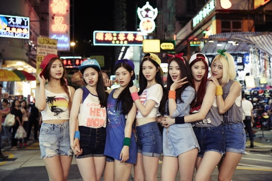 걸그룹 다이아. 제니, 예빈, 채연, 승희, 은진, 캐시, 유니스(왼쪽부터) /사진=엠비케이엔터테인먼트