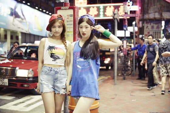 걸그룹 다이아의 제니(왼쪽)과 채연 /사진=엠비케이엔터테인먼트
