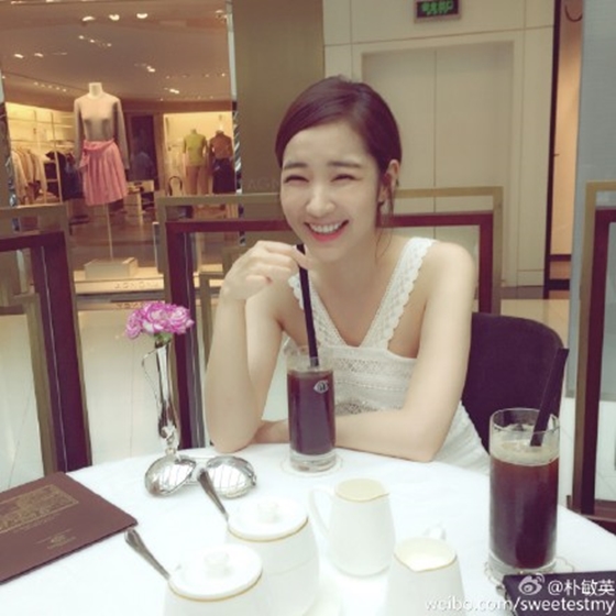 박민영 /사진출처=박민영 웨이보