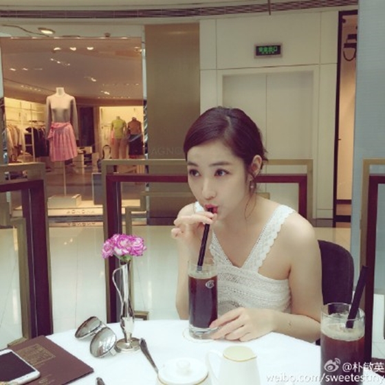 박민영 /사진출처=박민영 웨이보