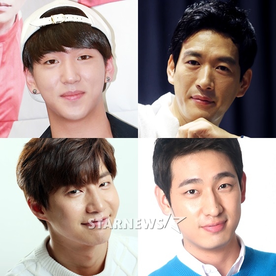 B1A4 바로, 배우 박정철, 윤박, 송재림(왼쪽 위부터 시계방향) /사진=스타뉴스