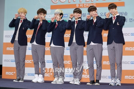 6인조 신인 보이그룹 아스트로/사진=이정호 인턴기자