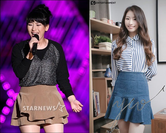 여인혜 감량전(왼쪽)과 감량 후 프로필 사진 / 사진=스타뉴스, CS엔터테인먼트