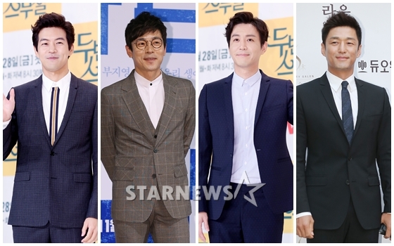 배우 이상윤, 이승준, 최원영, 지진희(사진 왼쪽부터)/사진=스타뉴스