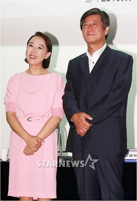 강수연,이용관 부산국제영화제 공동집행위원장/사진=머니투데이 스타뉴스
